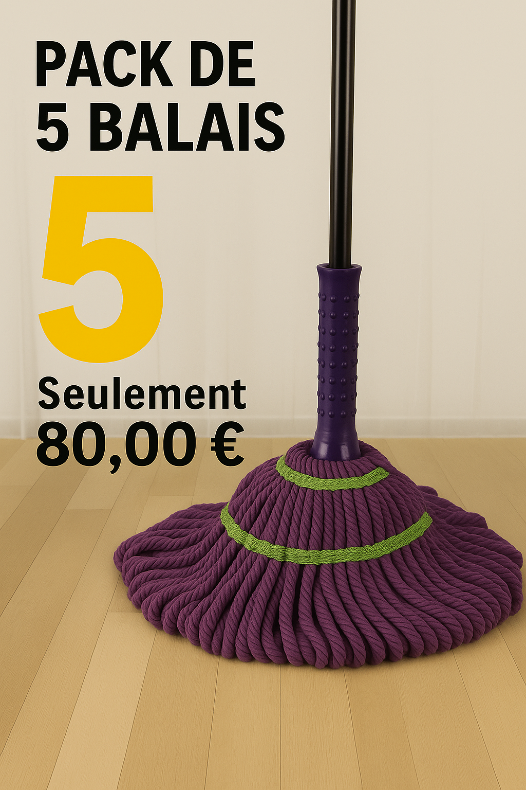 Pack de 5 Balais Twist